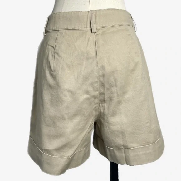 Jcrew Factory NWT pleated chino short bundle khaki baby blue green preppy size 4